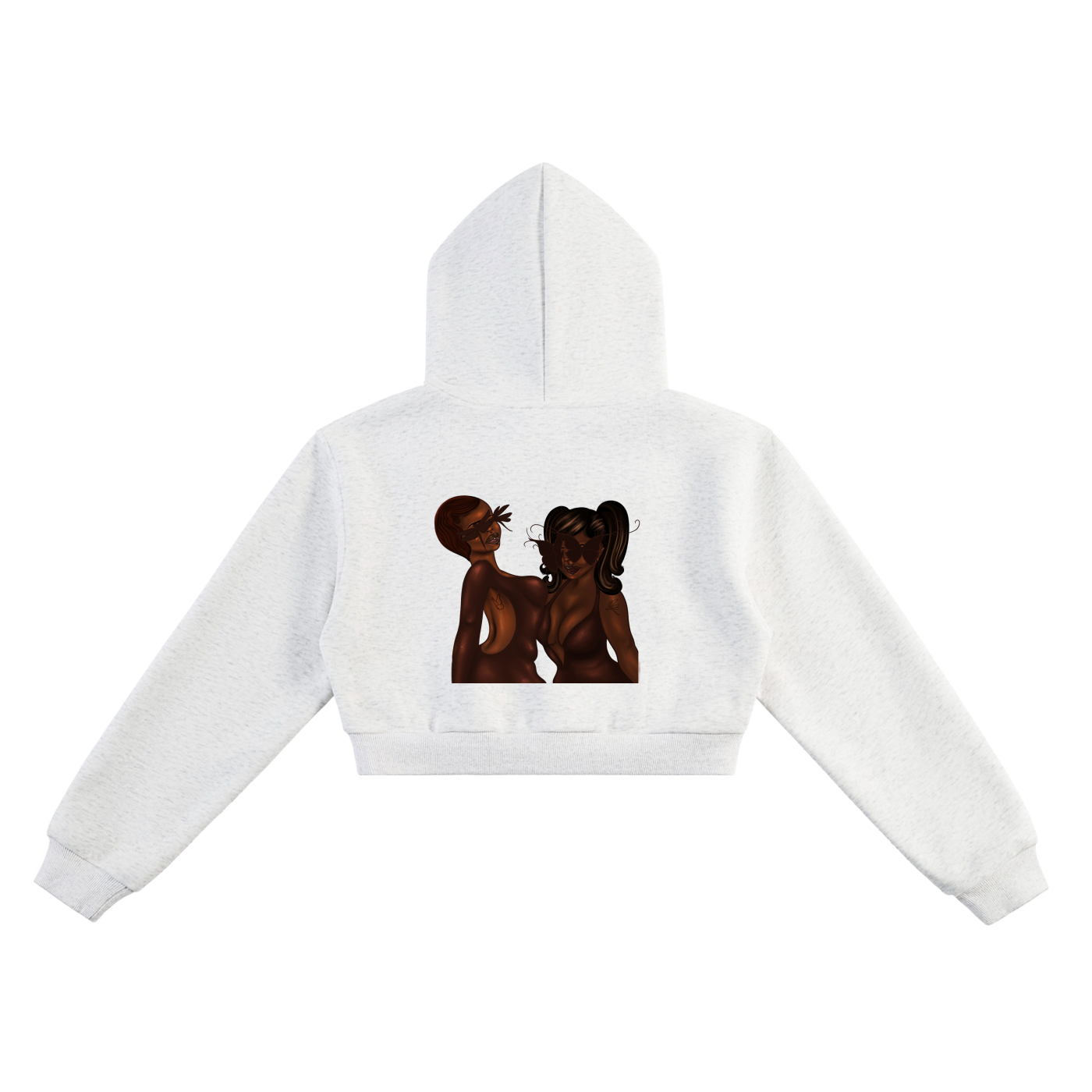 DIVINE Essential Cropped Hoodie