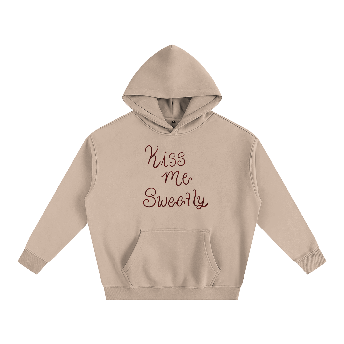 KISS ME SWEETLY Oversized Hoodie