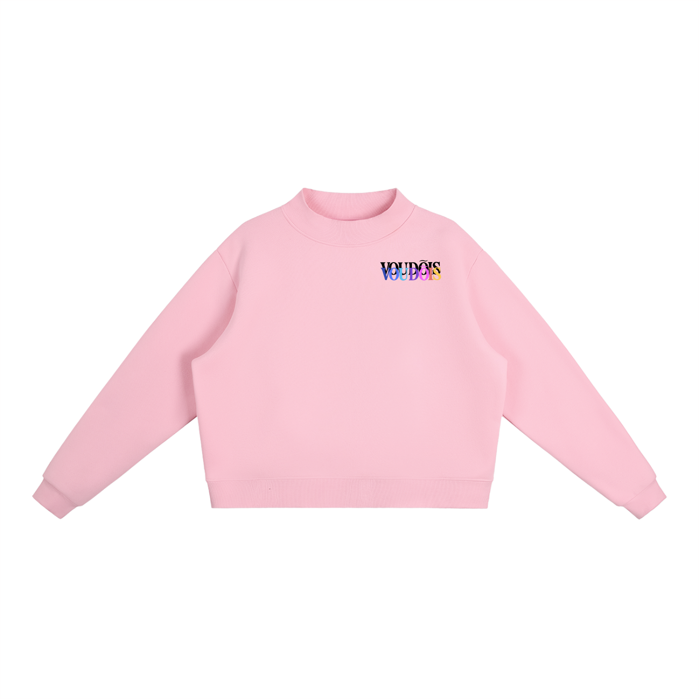 Voudõis Essential “Love Blooms” Fleece Crew Neck