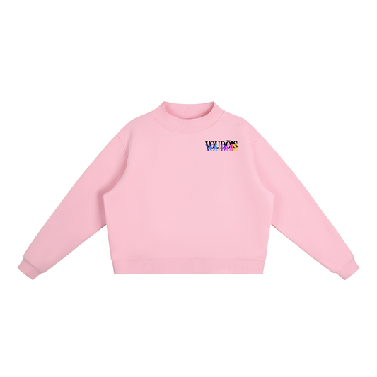 Voudõis Essential “Love Blooms” Fleece Crew Neck
