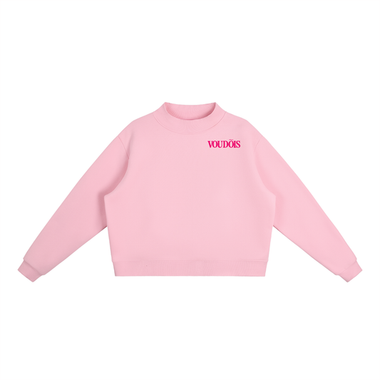 Voudõis Essential “Whimsy” Fleece Crew Neck