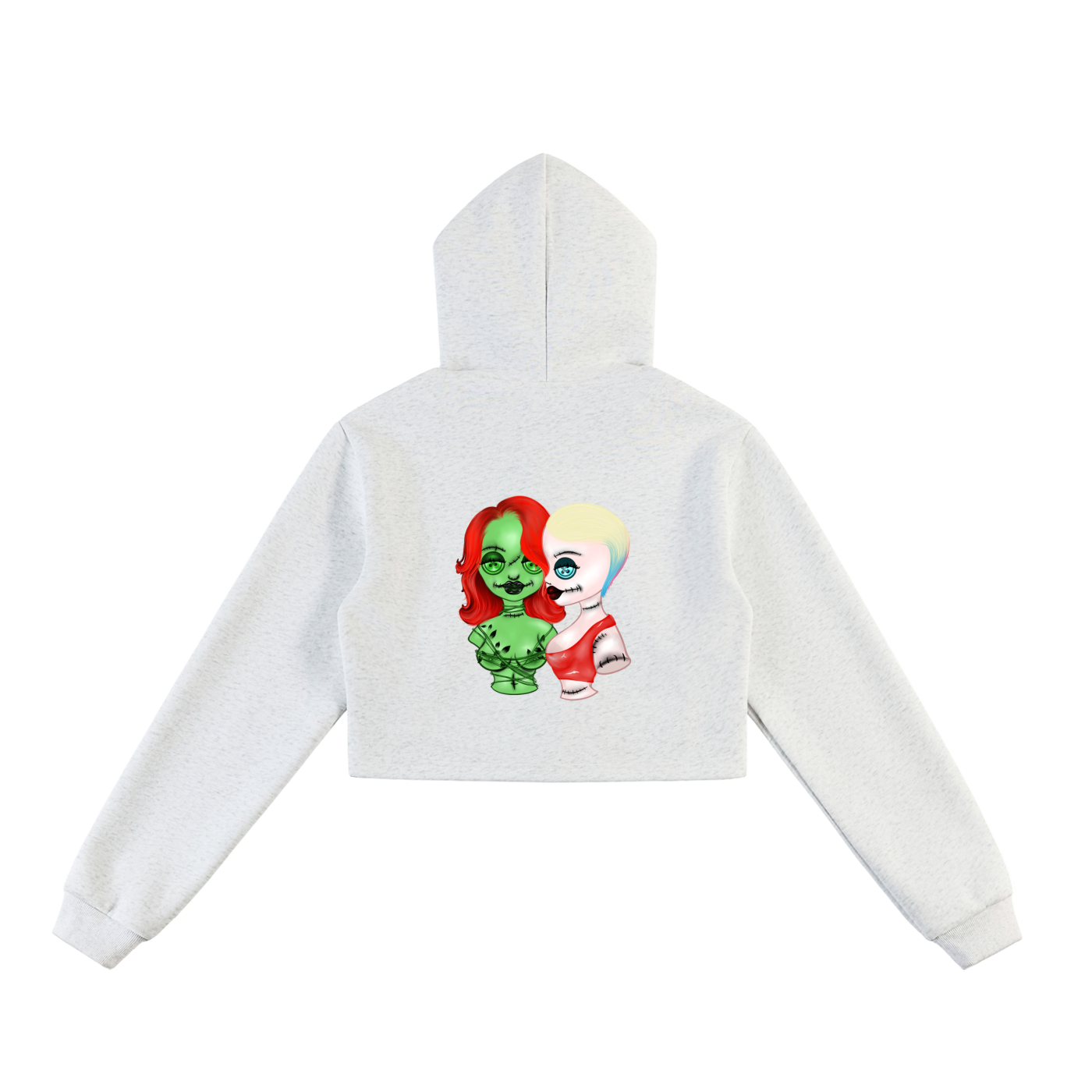 Voudõis Ivy and Harley Essential Cropped Zip Up Hoodie