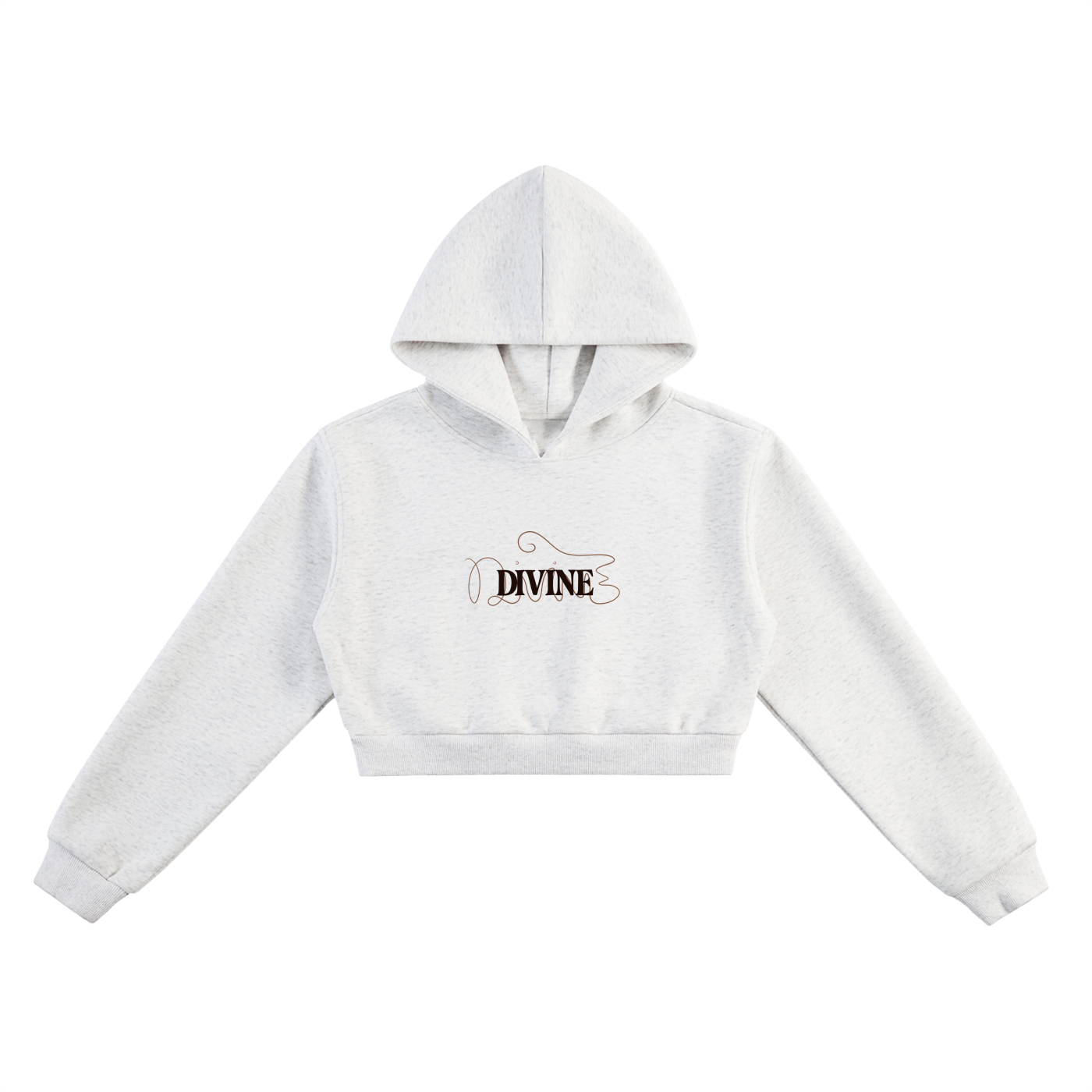 DIVINE Essential Cropped Hoodie
