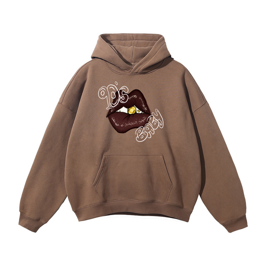 90s Baby Oversized Fleece Hoodie