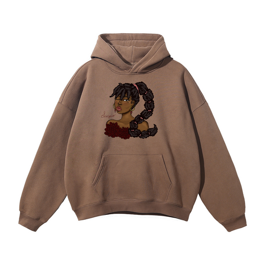 Scorpio Oversized Fleece Hoodie