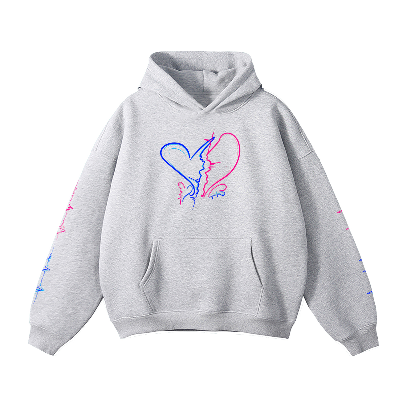 “Lifeline” Oversized Fleece Hoodie