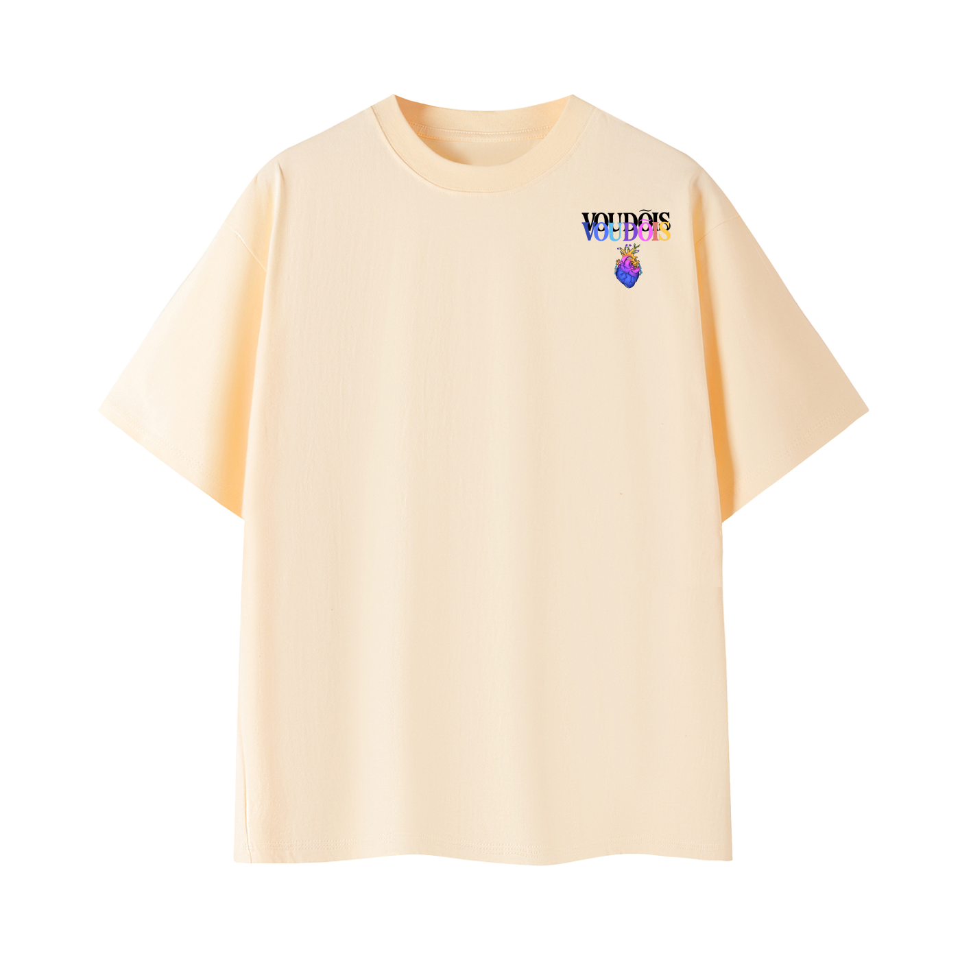 Voudõis “Love Blooms” Essential Cotton T-Shirt