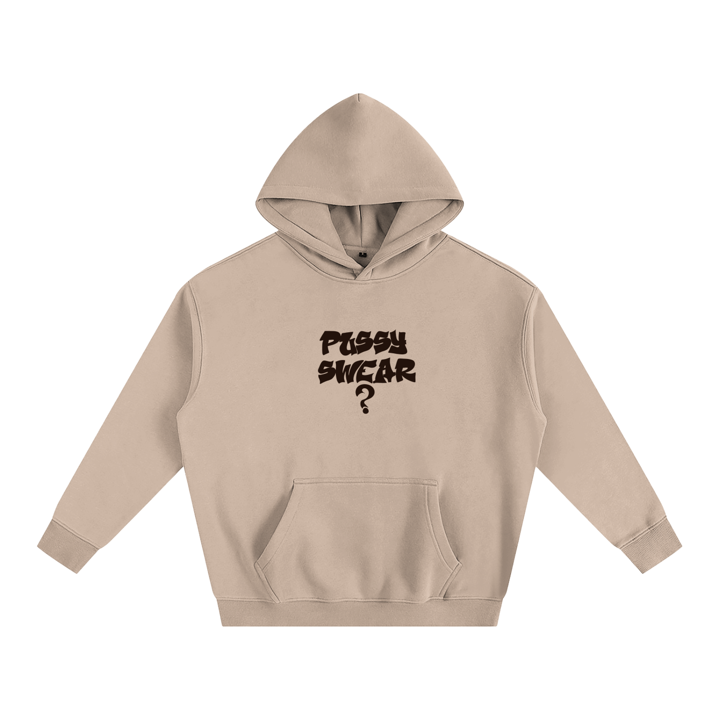 PUSSY SWEAR? Oversized Fleece Hoodie